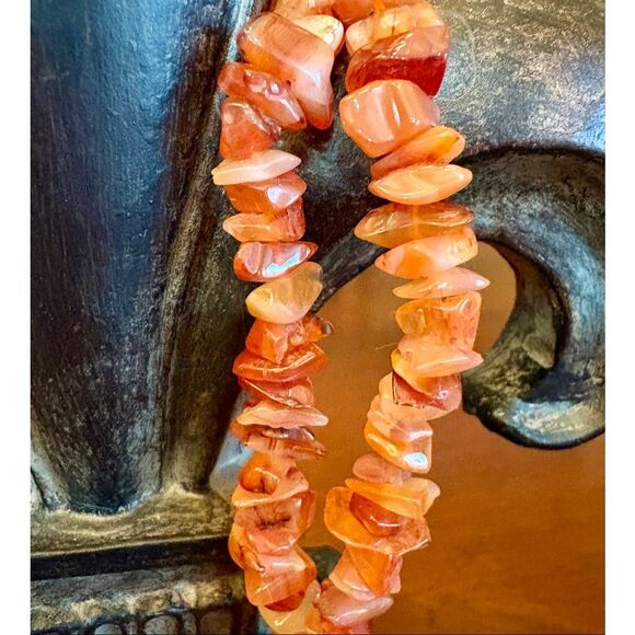 VINTAGE - Bundle of 3 Natural Stone Necklaces. Each 34". Great Condition! - Picture 5 of 10